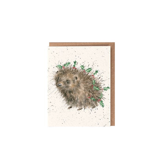 Christmas Hedgehugs Hedgehog Enclosure Card