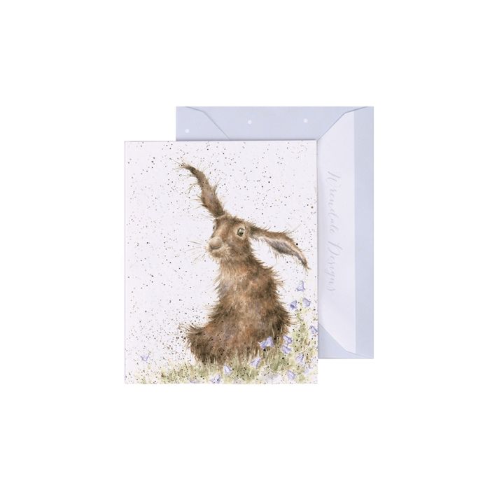 Wrendale Designs Harebells‘ Karte – Süßer Hase, Blanko Innen, Perfekt Zum Verschicken