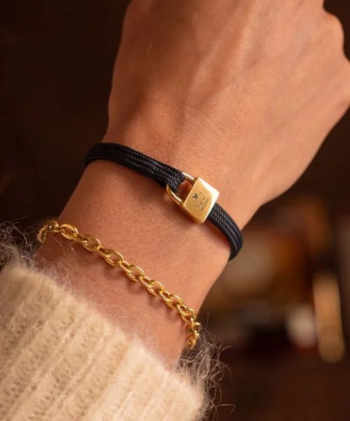 Shop Louis Vuitton Keep it double leather bracelet (KEEP IT DOUBLE