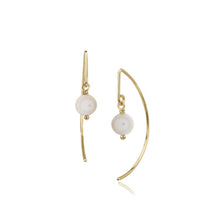 Pamela Lauz White Pearl Gold-filled Earrings LAN-GF16
