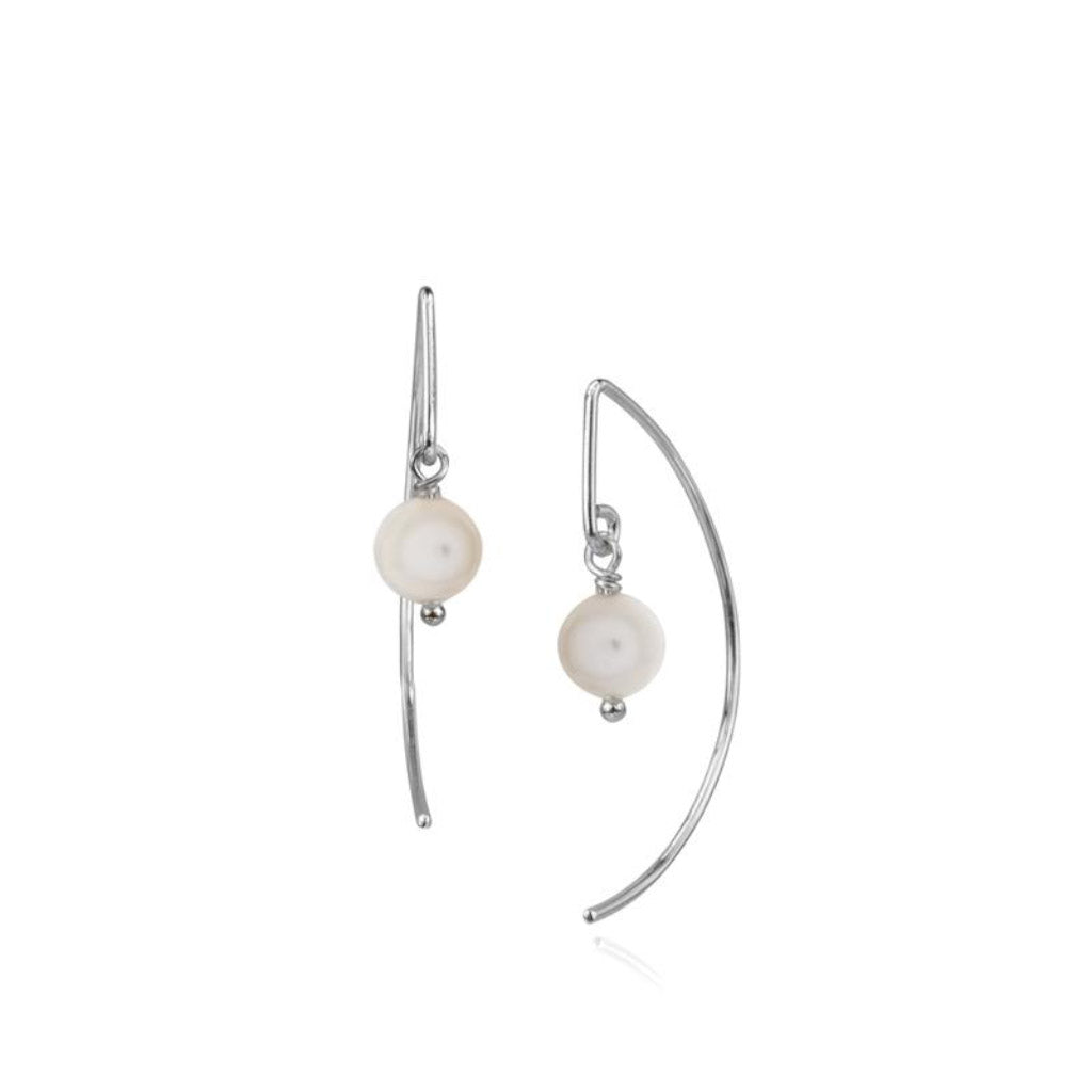 Lantern White Pearl Sterling Silver Earring LAN-S001