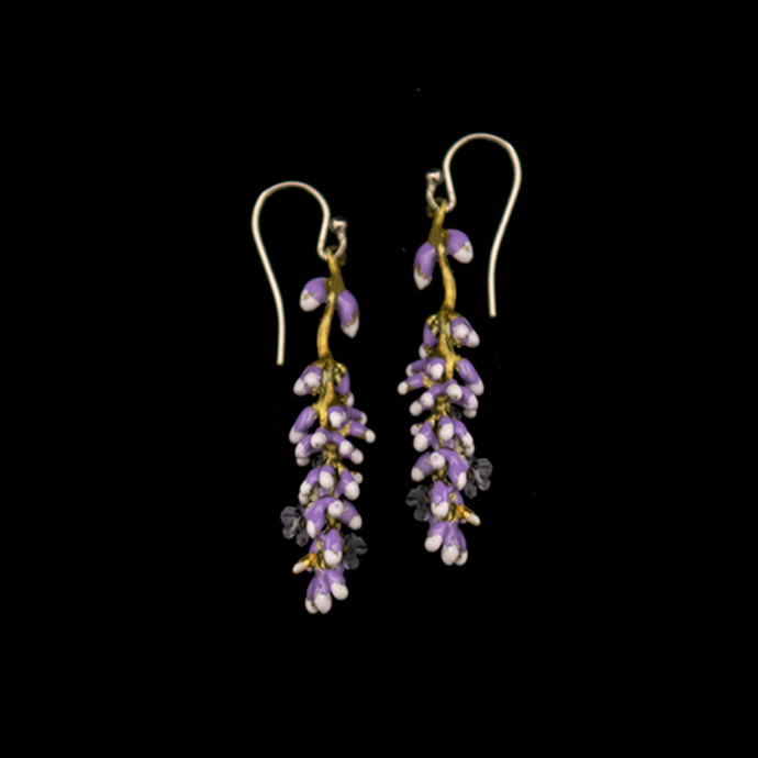 Silver Seasons Lavender Earrings 3570BZ