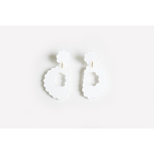 dconstruct Scallop Drop Earrings Powder P-ESCD