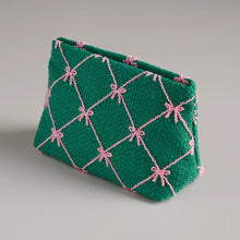 Tinsel Bow Zip Pouch