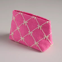 Tinsel Bow Zip Pouch