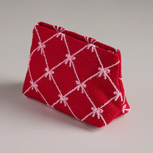 Tinsel Bow Zip Pouch