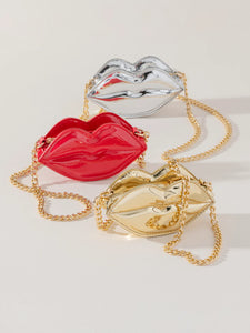 Kiss Mini Bag Silver