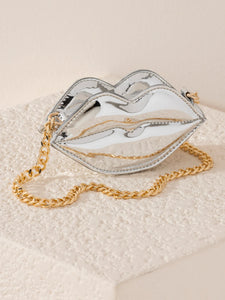 Kiss Mini Bag Silver