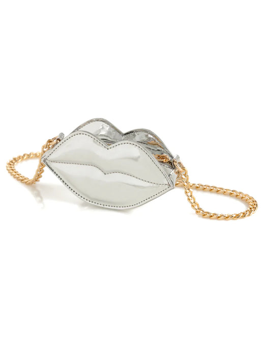 Kiss Mini Bag Silver