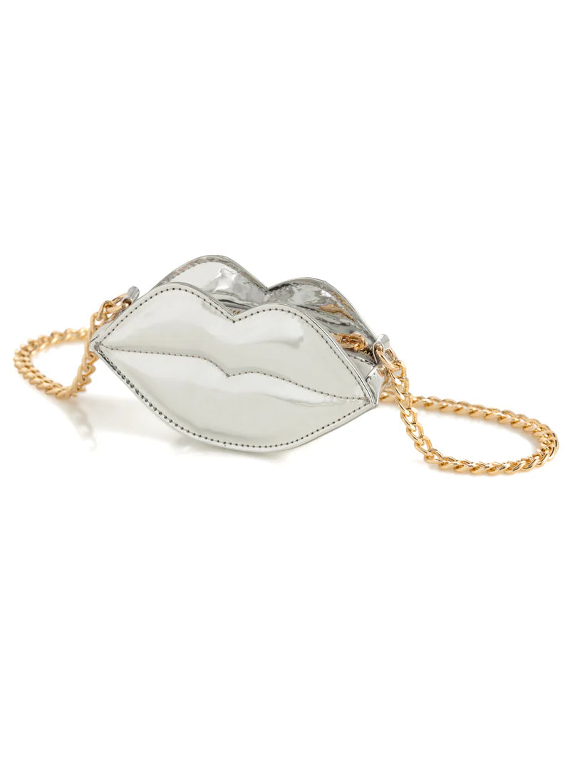 Kiss Mini Bag Silver