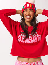 Tis The Season Lounge Sweatshirt Red