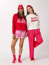 Tis The Season Lounge Sweatshirt Red