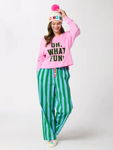 Oh What Fun Lounge Sweatshirt Candy Pink