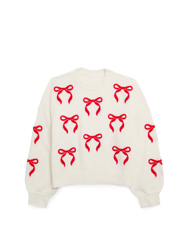 Bow Sweater Ivory