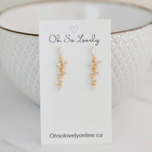 Alessia Crystal Dangle Stud Earrings
