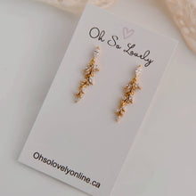 Alessia Crystal Dangle Stud Earrings