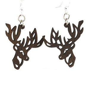 Reindeer Wood Earrings