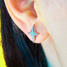Puffy Stud Earrings - Big Sparkle