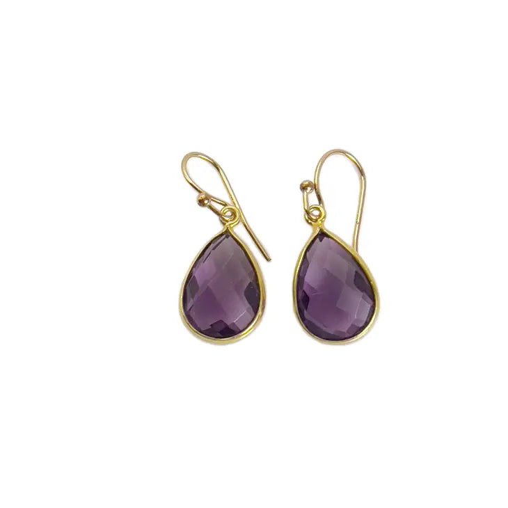 Amethyst Drop Earrings