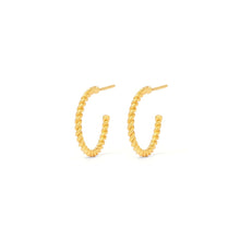 Florenzo Twisted Gold Hoops