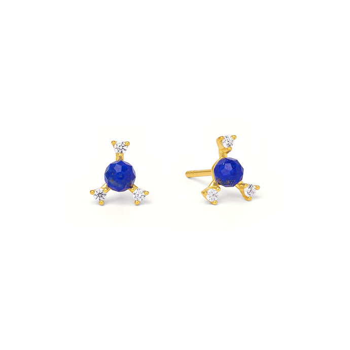Crystelli Lapis Lazuli Studs