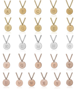 Uppercase Monogram Necklace