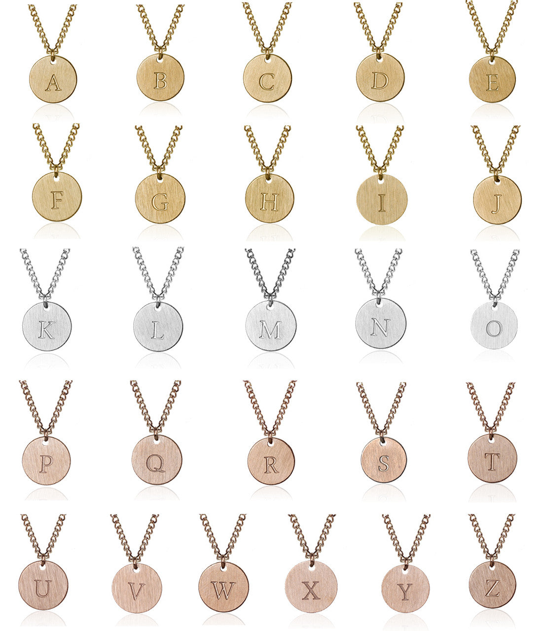 Uppercase Monogram Necklace