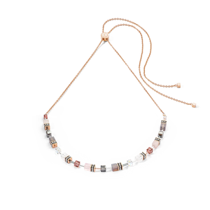GeoCUBE Iconic Nature Chain Rose Necklace