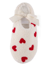 Heart Slippers Ivory