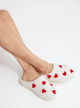 Heart Slippers Ivory