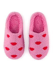 Lips Slippers Pink