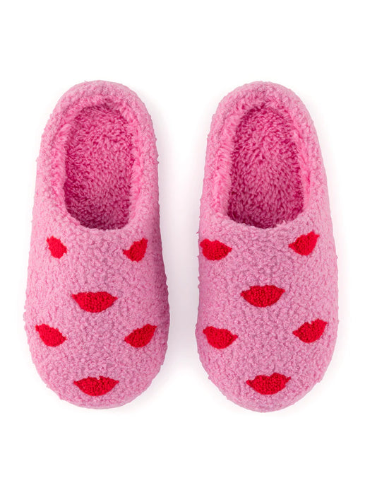 Lips Slippers Pink