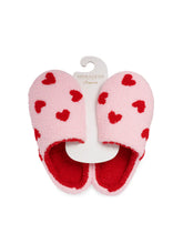 Heart Slippers Blush