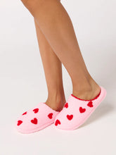 Heart Slippers Blush