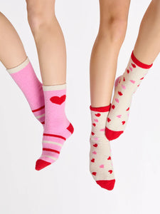 Heart Socks Pink