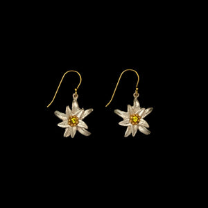 Edelweiss Blossom Dangle Earrings