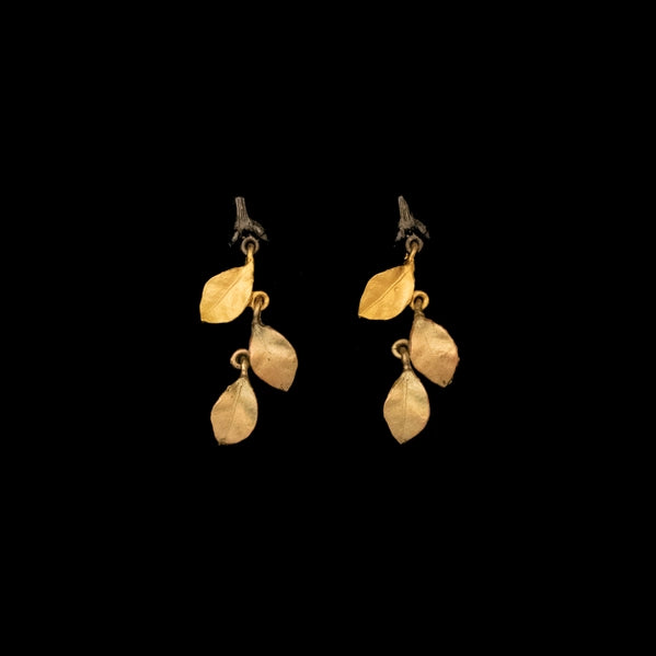 Golden Autumn Post Earrings