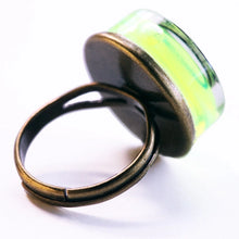 Neon-Yellow Large Level Ring