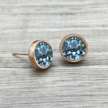 Luxe Swarovski Indian Sapphire Studs