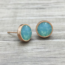 Luxe Swarovski Pacific Opal Studs