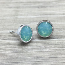Luxe Swarovski Pacific Opal Studs