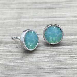 Luxe Swarovski Pacific Opal Studs