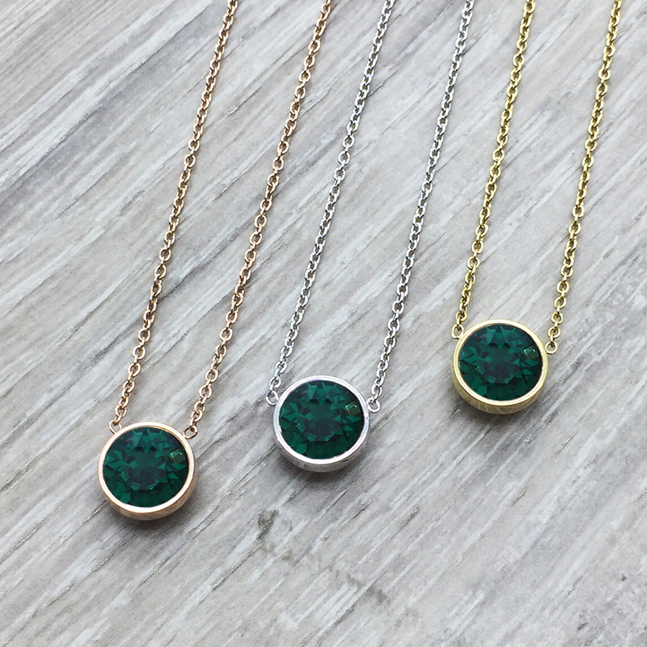 Swarovski Emerald Necklace