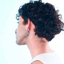 Mini Pierced Moon Earring