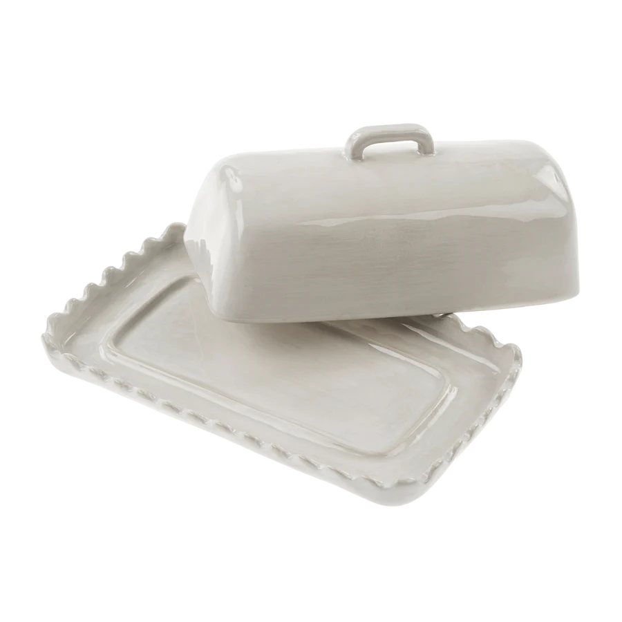 Scalloped Butter Dish
