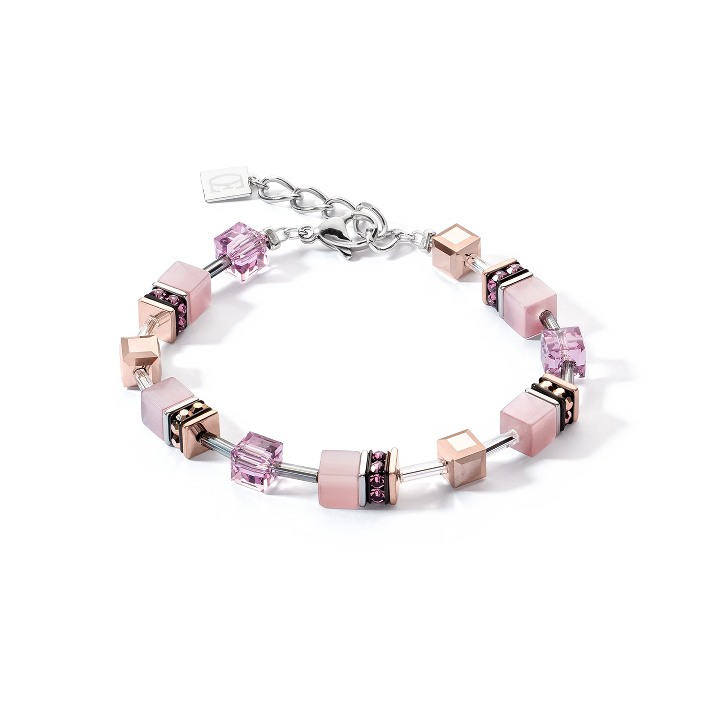 Monochrome Lilac GeoCUBE Bracelet