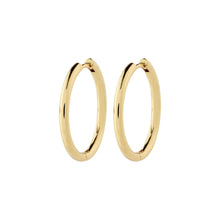 Charm Recycled Large Hoop Earrings