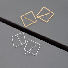 Alpha Hoop Earrings