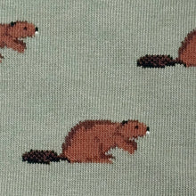 Beaver & Log Men's Socks