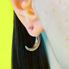 Mini Pierced Moon Earring